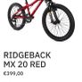Kids Mountain Bike  Ridgeback MX20 Image 4