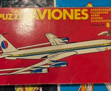 4 x airplane jigsaw puzzle