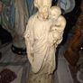 Vintage Virgin Mary Statue Our Lady of Grace and St. Joseph with Christ Child Statue, PRICE IS FOR 1 ONLY Image 8