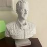 Michael Schumacher PLA white marble bust Image 3