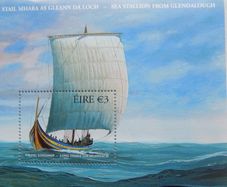 Ireland 2007.Stamp Miniature Sheet.Voyage of Havhingsten from Glendalough.MNH.
