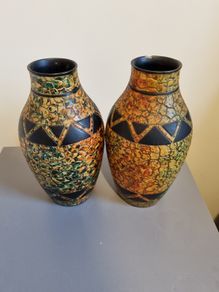 Art Deco Pebble vases
