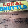 Vintage Local Shuttle Tin Toy Train Set Image 3