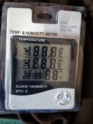 temp and humidity meter