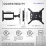 TV Wall Bracket Mount for 24-55 Inch Screens, VESA 100x100mm up to 400x400mm, Image 2