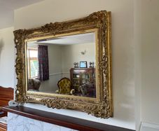 Ornate giltwood mirror