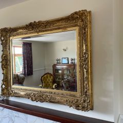 Ornate giltwood mirror