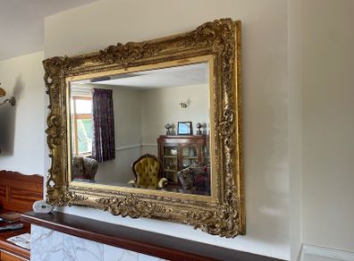 Ornate giltwood mirror