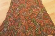Skirt/Autumn Toned Fully Lined Skirt  .. Size 20 UK .. 48 EU .. Price Drop