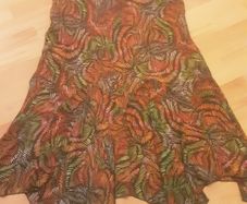 Skirt/Autumn Toned Fully Lined Skirt  .. Size 20 UK .. 48 EU .. Price Drop