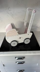 Children's wooden pram