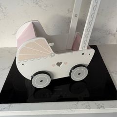 Children's wooden pram