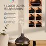 Essential Oil Diffuser For Aromatherapy, Ultrasonic Aroma Diffusers Cool Mist Humidifiers with Waterless Auto Shut-Off For Yoga, Office, Spa, Bedroom, Baby Room Image 7