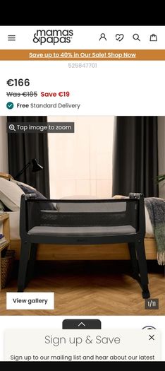 Bedside crib