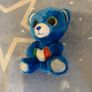 Blue bear soft toy Image 2