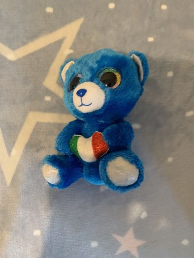 Blue bear soft toy