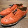 Handmade Italian Leather Brogues  Size 44 Artisan Shoes from Cefalu Sicily Image 5