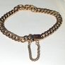 Vintage 18ct Gold Unisex Double-Curb Bracelet Image 7