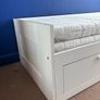 IKEA Brimnes single to double pull out bed with two mattresses Image 8
