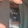 Brand new M&Co Turquoise/black top size UK20 EU48 Postage included Image 4
