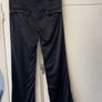 Black satin trousers, size 10 Image 7