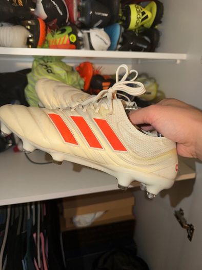 Adidas Copa 19.1 SG Initiator Off White/Solar Red F36075