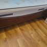 Bed. King size. Oak or cherrywood.  Antique. Image 3
