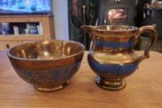 Vintage Lustre Jug &amp; Bowl Set