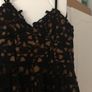 Black lace midi dress Image 2