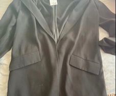 black trench coat