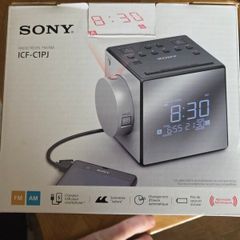 Sony fm/am clock radio