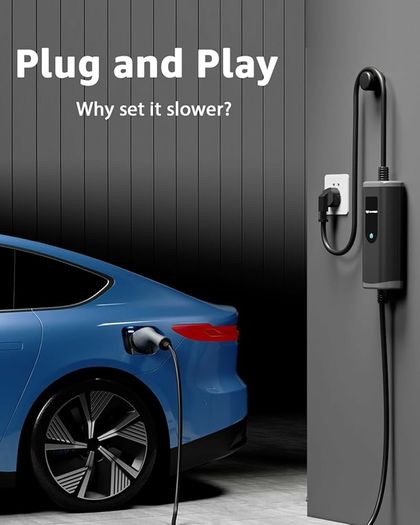 EV Charger Type 2 to 3 Pin Plug, 10M | 2.3kW | 10A | IP65 Waterproof, Electric Car Charger Type 2 Charging Cable 3 Pin with LED Indicators & Carry Bag & Microfiber Towel