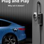 EV Charger Type 2 to 3 Pin Plug, 10M | 2.3kW | 10A | IP65 Waterproof, Electric Car Charger Type 2 Charging Cable 3 Pin with LED Indicators & Carry Bag & Microfiber Towel Image 2