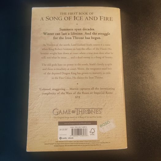 A Game of Thrones Book 1