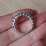 Safira silver ring size N Image 2