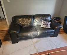 Leather couches