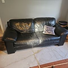 Leather couches