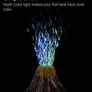 Aquarium Volcano Ornament Kit, Air Bubbler Decorations for Fish Tank, Aquarium Air Bubbler with LED Light (FREE POSTAGE) Image 5