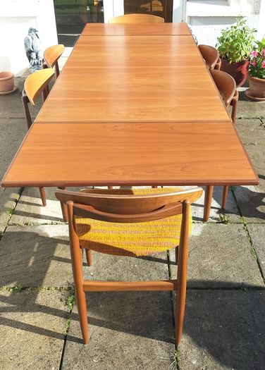 Mid Century Vintage G Plan Kofod Larsen Danish Range Dining Set