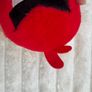 Angry Birds Plush Backpack Clip Red Bird approx. 10 cm. Used Please see photos Image 10