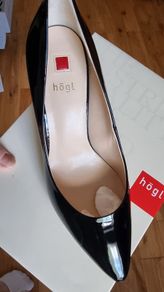 New HOGL Shoes, UK 5, Black Patent Leather