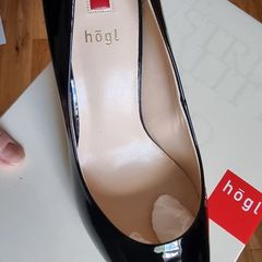 New HOGL Shoes, UK 5, Black Patent Leather