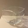 Vintage and Lovely quality unusal shape thick Glass vase Image 8