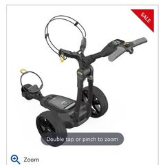 Powercaddy golf trolley