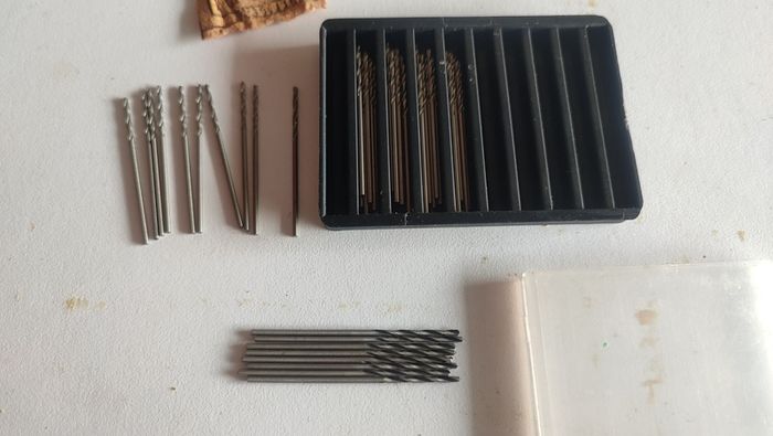 Lot of 48 USSR Metric Twist Drill Bits Set 1mm-40pcs 1.2mm-8pcs HSS