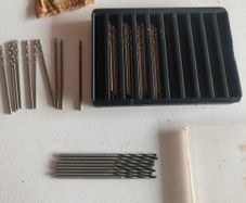 Lot of 48 USSR Metric Twist Drill Bits Set 1mm-40pcs 1.2mm-8pcs HSS