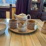 Nicholas Mosse Lavender starter set from Washington creek USA . Tea pot, two mugs , creamer and an oval platter . Pricing the set Image 4