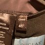 Douglas the Business Black overcoat with corduroy collar - Size 46 Chest Image 7
