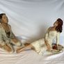 . Fernandez Figurine - Romantic Couple with Red Rose - Capodimonte Style - Signed Image 4
