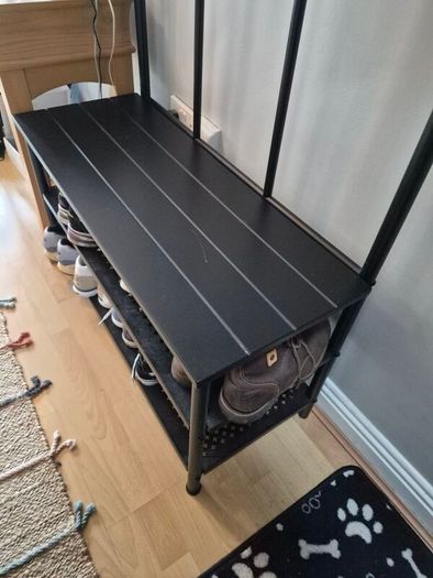 IKEA Coat rack and bench with shoes storage